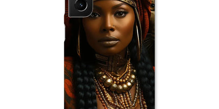 Empress Ebony Leopard Luxe MelanatedME Snap Phone Case by Prodigi