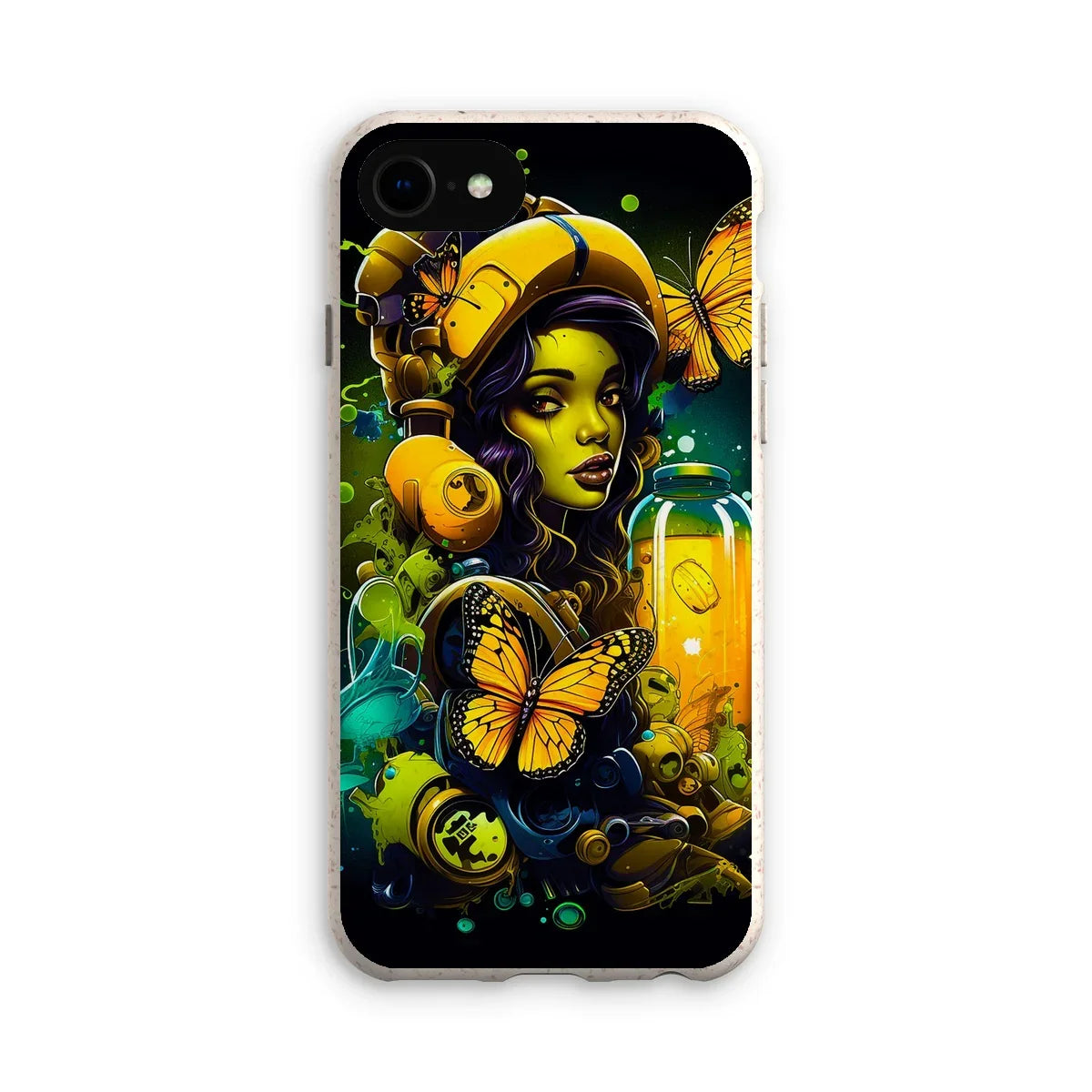 Bioluminescent Dreams | Monarch Butterfly Alchemist | Vibrant Fantasy  Eco Phone Case - D'Sare