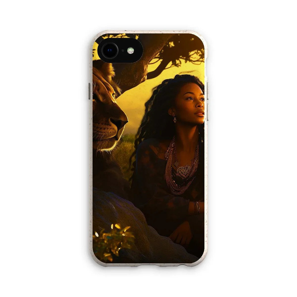Empress Divine: The Black Feminine & Lion of Judah Legacy Eco Phone Case - D'Sare 