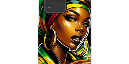 Gift For Her Rasta Queen Street Black Women Gift Snap Phone Case - D'Sare