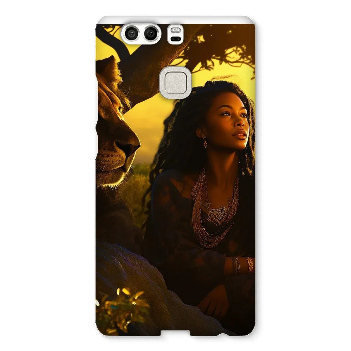 Empress Divine: The Black Feminine & Lion of Judah Legacy Snap Phone Case - D'Sare 