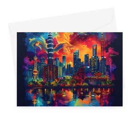 2024 Year Of The Dragon Celebration Greeting Card - D'Sare