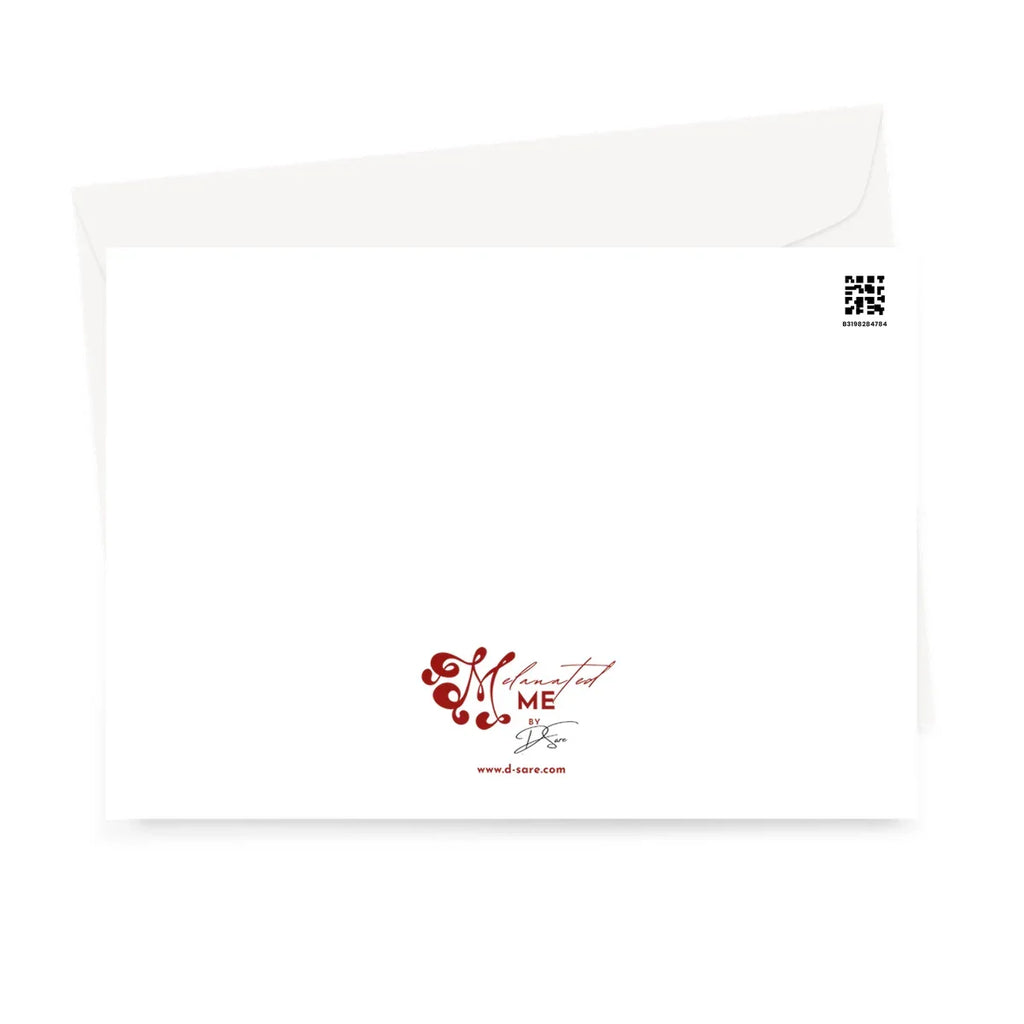 Happy Solar Return Empowered Ebony Sentiments Greeting Card - D'Sare