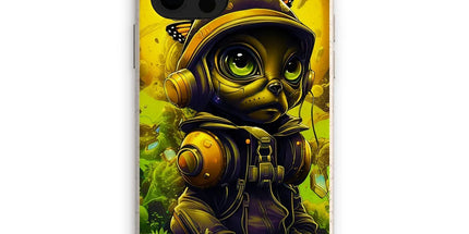 Lunar Explorer Pup | Intergalactic Canine Adventurer - Cosmic Voyage Sci-Fi Enthusiasts Eco Phone Case by D'Sare