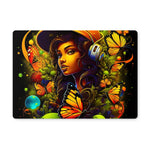 Urban Girl Neon Butterfly Headphone Pop Placemat - D'Sare