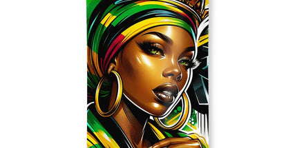 Gift For Her Rasta Queen Street Black Women Gift Towel - D'Sare
