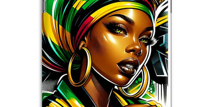 Gift For Her Rasta Queen Street Black Women Gift Tablet Cases - D'Sare