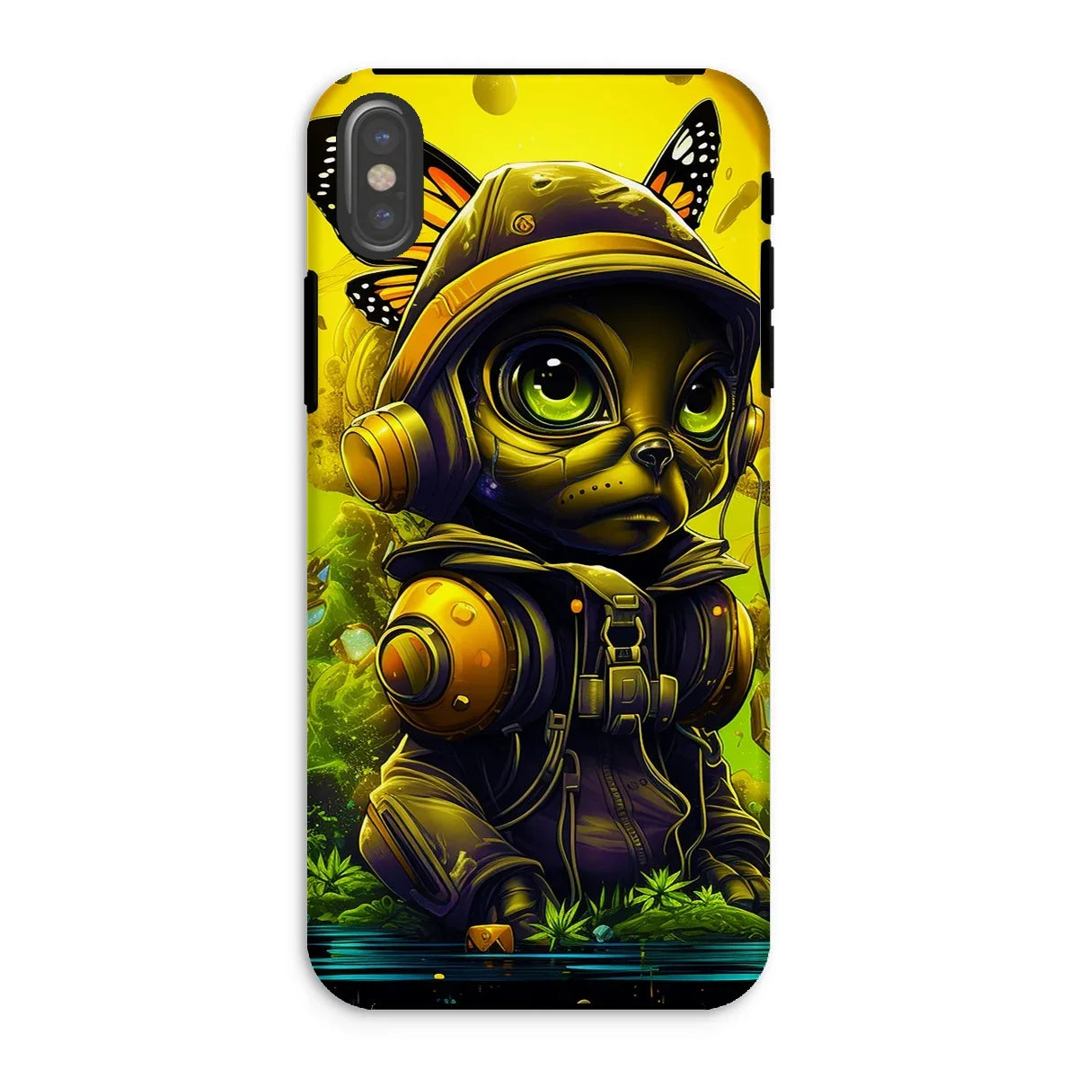 Lunar Explorer Pup | Intergalactic Canine Adventurer - Cosmic Voyage Sci-Fi Enthusiasts Tough Phone Case - D'Sare