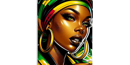 Gift For Her Rasta Queen Street Black Women Gift Tough Phone Case - D'Sare