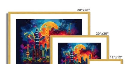 2024 Year Of The Dragon Celebration Antique Framed & Mounted Print - D'Sare