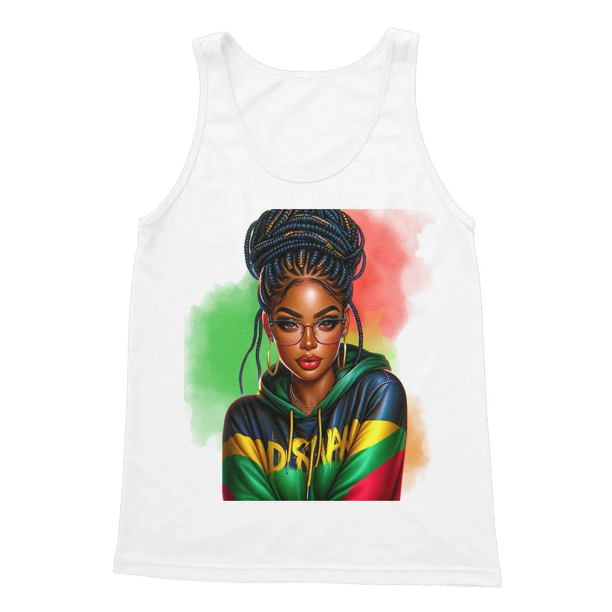 Irie Island Girl  Softstyle Tank Top - D'Sare