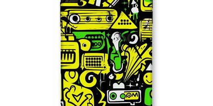 Graffiti Green and Yellow Abstract: A Dive into Vibrant Urban Art Snap Phone Case by Prodigi