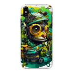 Nature's Resilience: Surreal Auto-Forest Artwork - Whimsical Raccoon and Greenery Infused Car  Snap Phone Case - D'Sare