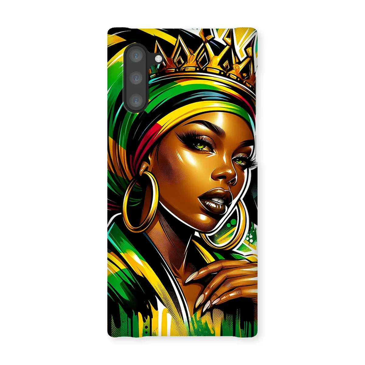 Gift For Her Rasta Queen Street Black Women Gift Snap Phone Case - D'Sare