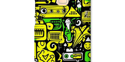 Graffiti Green and Yellow Abstract: A Dive into Vibrant Urban Art Snap Phone Case by Prodigi