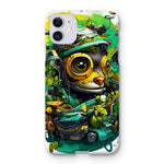 Nature's Resilience: Surreal Auto-Forest Artwork - Whimsical Raccoon and Greenery Infused Car  Snap Phone Case - D'Sare