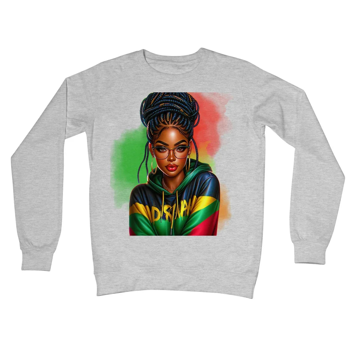 Irie Island Girl  Crew Neck Sweatshirt - D'Sare