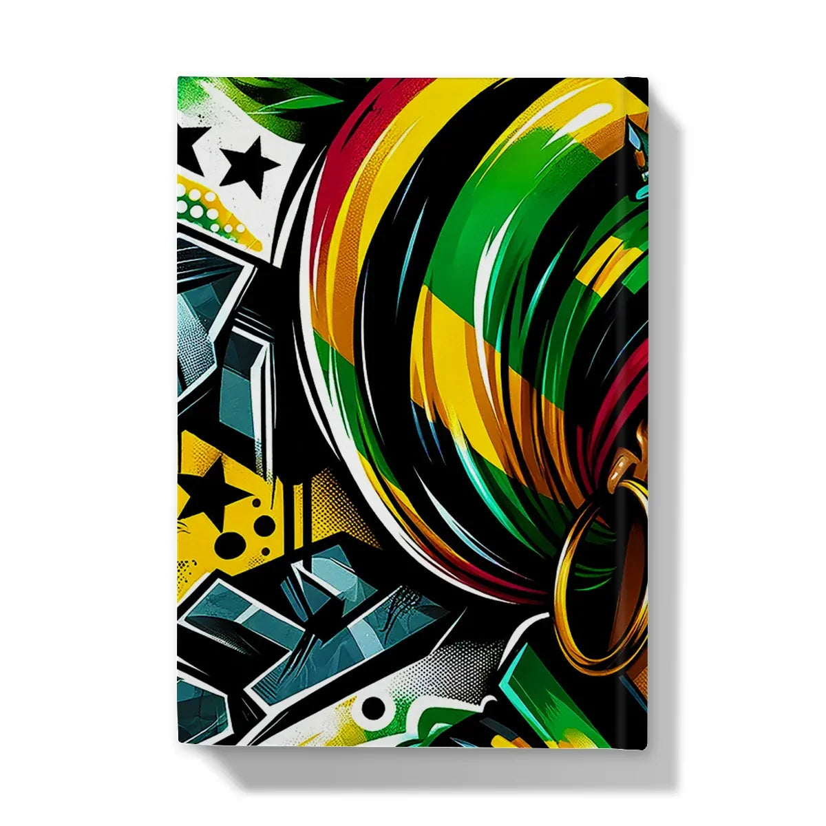 Gift For Her Rasta Queen Street Black Women Gift Hardback Journal - D'Sare