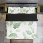 Green Leaf Four-piece Duvet Cover Set - D'Sare 