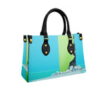 Women's Tote Bag With Black Handle