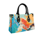 Women's Tote Bag With Black Handle