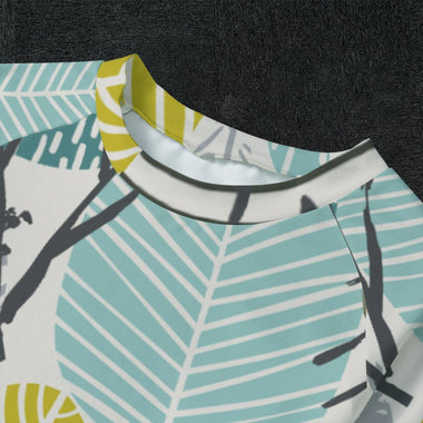Raglan Sleeve With Wide Ankles Boy's Print Pyjama Sets - D'Sare 