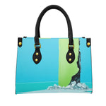 Women's Tote Bag With Black Handle