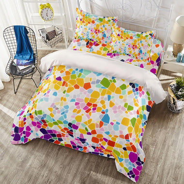 Colour Burst Four-piece Duvet Cover Set - D'Sare 