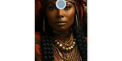 Empress Ebony Leopard Luxe MelanatedME Snap Phone Case by Prodigi