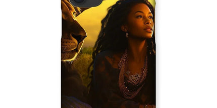 Empress Divine: The Black Feminine & Lion of Judah Legacy Snap Phone Case by Prodigi