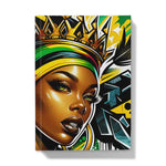 Gift For Her Rasta Queen Street Black Women Gift Hardback Journal - D'Sare