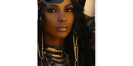 Blue Empress and The Majestic Leopard Snap Phone Case by Prodigi