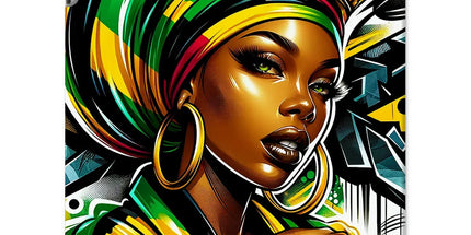 Gift For Her Rasta Queen Street Black Women Gift Tablet Cases - D'Sare