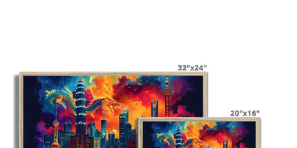 2024 Year Of The Dragon Celebration Budget Framed Poster - D'Sare