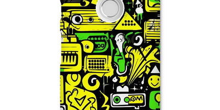 Graffiti Green and Yellow Abstract: A Dive into Vibrant Urban Art Snap Phone Case by Prodigi