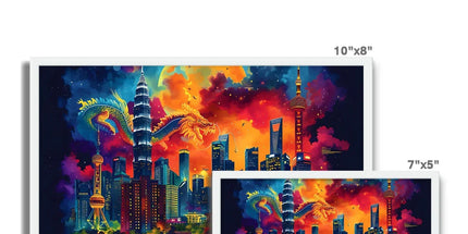 2024 Year Of The Dragon Celebration Framed Photo Tile by Prodigi