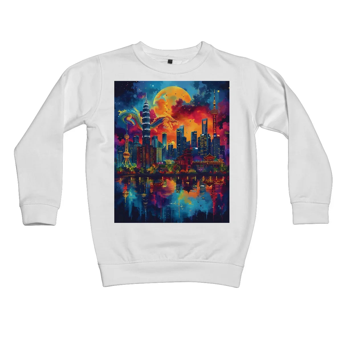 2024 Year Of The Dragon Celebration Kids Sweatshirt - D'Sare