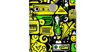Graffiti Green and Yellow Abstract: A Dive into Vibrant Urban Art Snap Phone Case by Prodigi