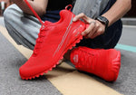 Red Loafer Running Tennis Sneakers For Men - D'Sare 
