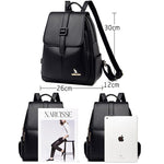 Soft PU Luxury Designer Leather Fashion Backpack For Women - D'Sare 