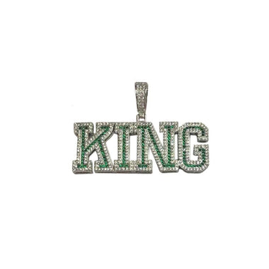 Custom Green Iced Out Name Letter Chain - D'Sare 