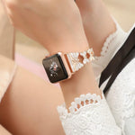 Blinged Apple Watch Bracelet Strap - D'Sare 