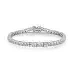 Luxury 925 Sterling Silver 3mm Tennis Bracelets For Women - D'Sare 