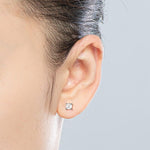 Patricia 0.5 Carat D Color Moissanite Stud Earrings - D'Sare 