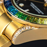 Colourful Diamond Bezel Quartz Watch - D'Sare 