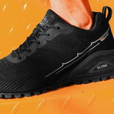 Black Loafer Running Sneakers For Men - D'Sare 
