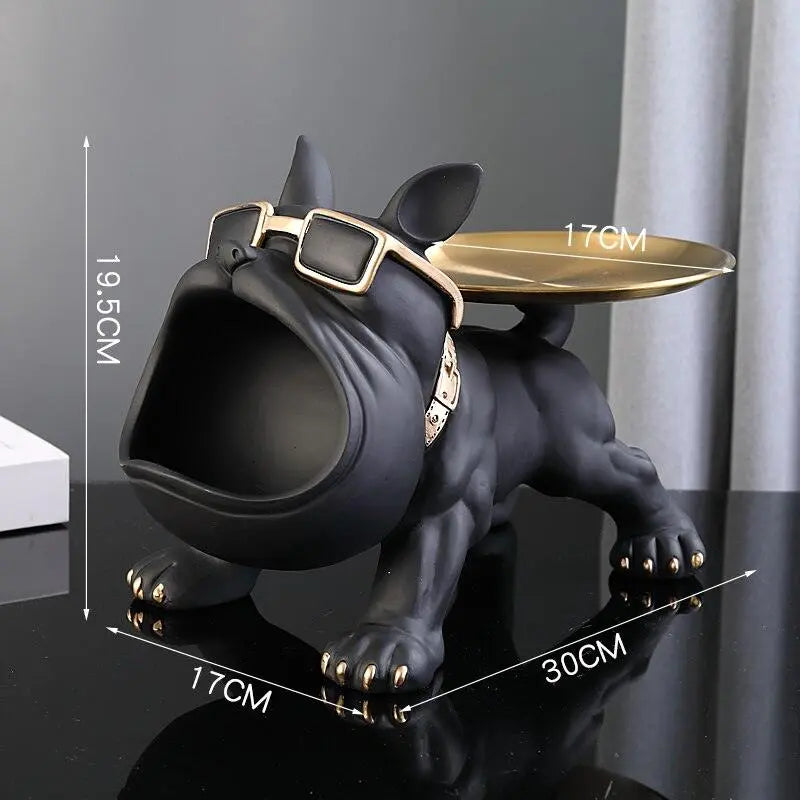 French Bulldog Storage Tray Ornament Statue - D'Sare 