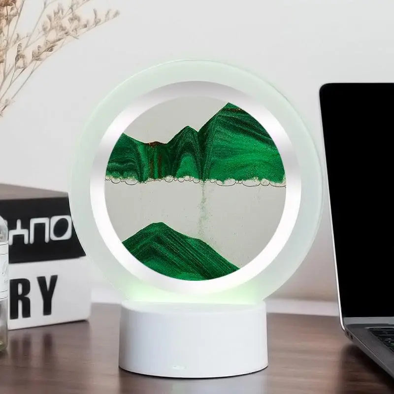 Creative Quicksand Night Light with 7 Colors - D'Sare 