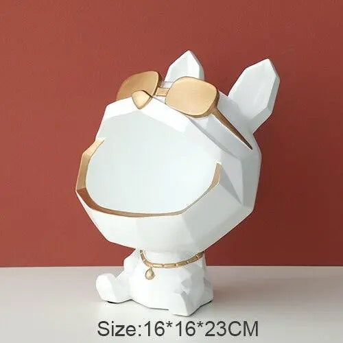 French Bulldog Storage Tray Ornament Statue - D'Sare 