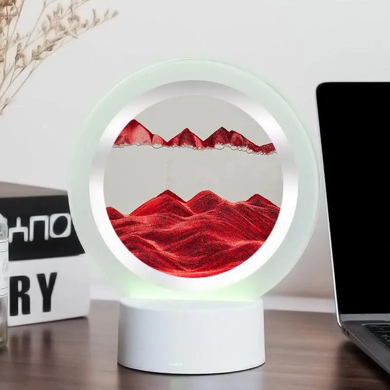 Creative Quicksand Night Light with 7 Colors - D'Sare 